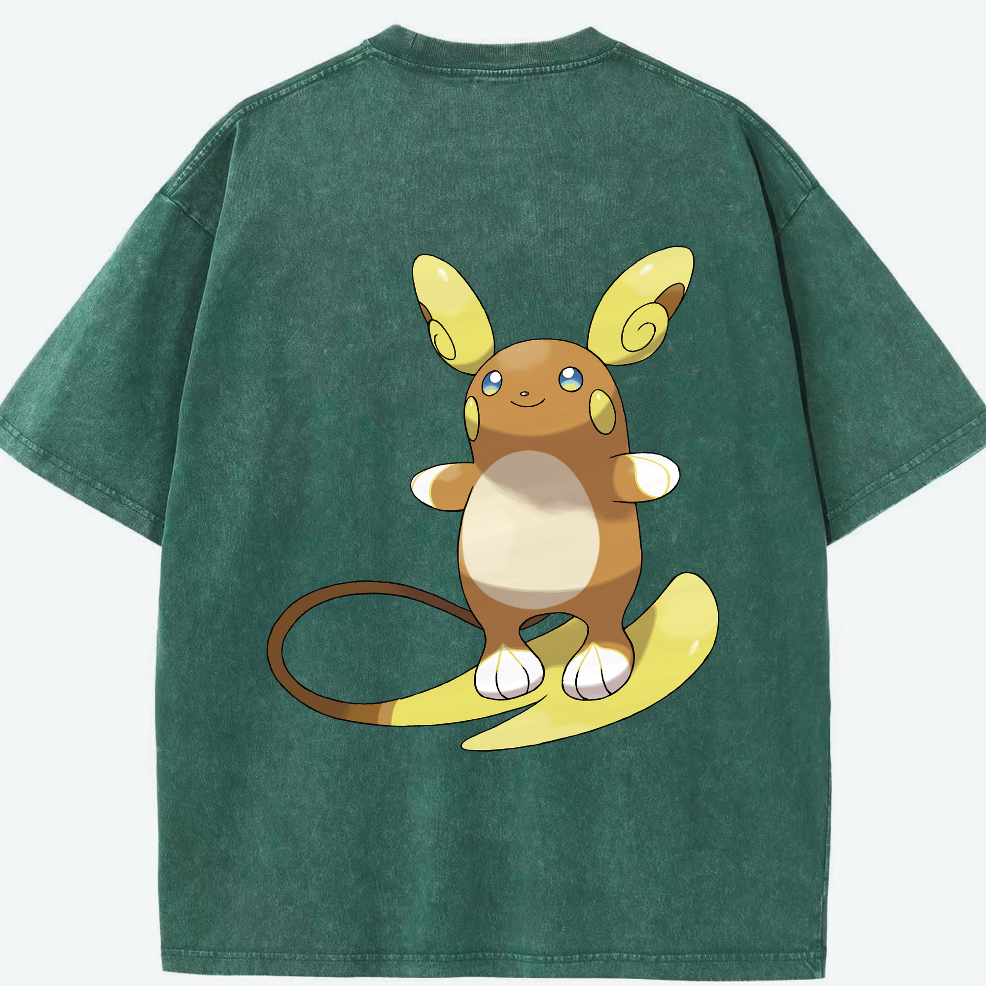 （画像用） ポケットモンスター Pokémon 綿100% ヴィンテージ風 半袖Tシャツ（背面プリント）